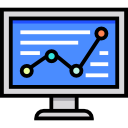 gráfico de linea icon