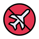 no viajar icon