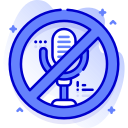 no microfono icon