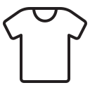 camiseta de manga corta icon