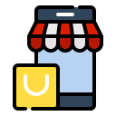 las compras en línea icon