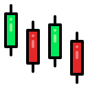 gráfico de cotizaciones icon