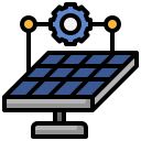 célula solar icon