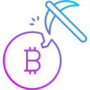 minería bitcoin icon