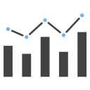 gráfico estadístico icon