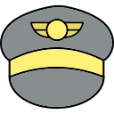 sombrero de piloto icon