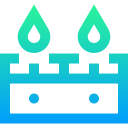 estufa de gas icon