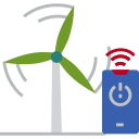 energía eólica icon