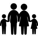 silhouette de famille Icône