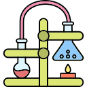 reacción química icon