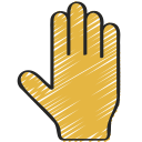 cursor de mano icon