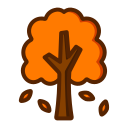 arbol de otoño icon