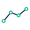 gráfico de linea icon