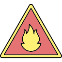 inflamable icon