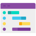 gráfico de gantt icon