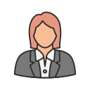 mujer de negocios icon