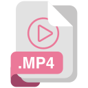 formato de archivo mp4 icon