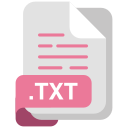 formato de archivo txt icon