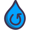 reciclar agua icon