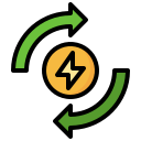 energía renovable icon