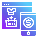 las compras en línea icon