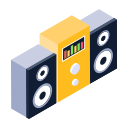 caja del altavoz icon