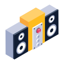 caja del altavoz icon