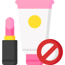 sin cosméticos icon