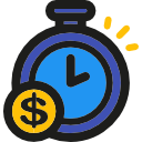 el tiempo es dinero icon