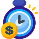 el tiempo es dinero icon