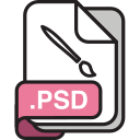 archivo psd icon