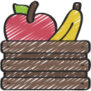 caja de frutas 