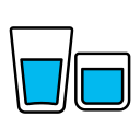 vaso de agua icon