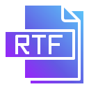 archivo rtf icon