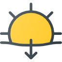 puesta de sol icon