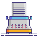 máquina de escribir icon