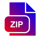 formato de archivo zip icon