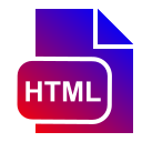 extensión html