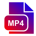 extensión mp4 icon