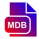 formato de archivo mdb icon