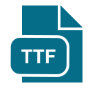 extensión ttf icon