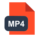 extensión mp4 icon