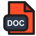 formato de archivo doc icon