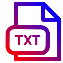 extensión txt icon