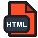 extensión html icon