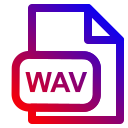 extensión wav icon