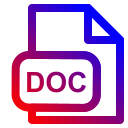 formato de archivo doc icon