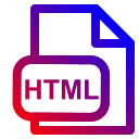 extensión html