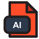 formato de archivo ai icon