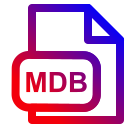 formato de archivo mdb icon